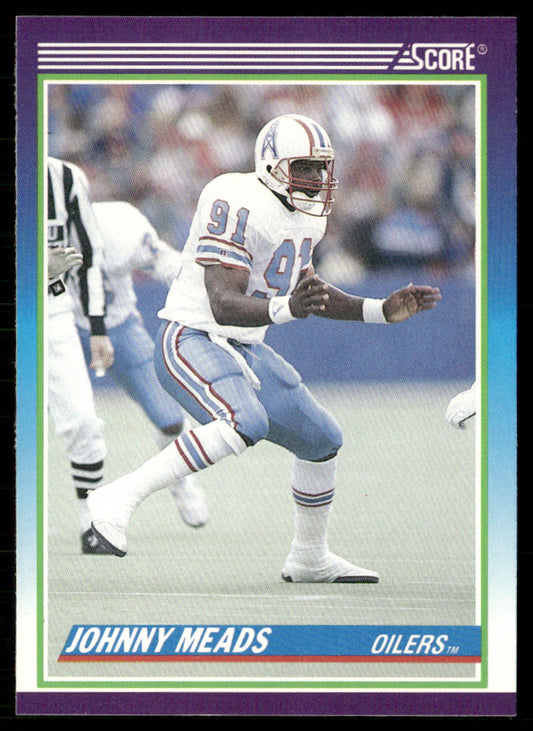 Johnny Meads 1990 Score #492 Houston Oilers