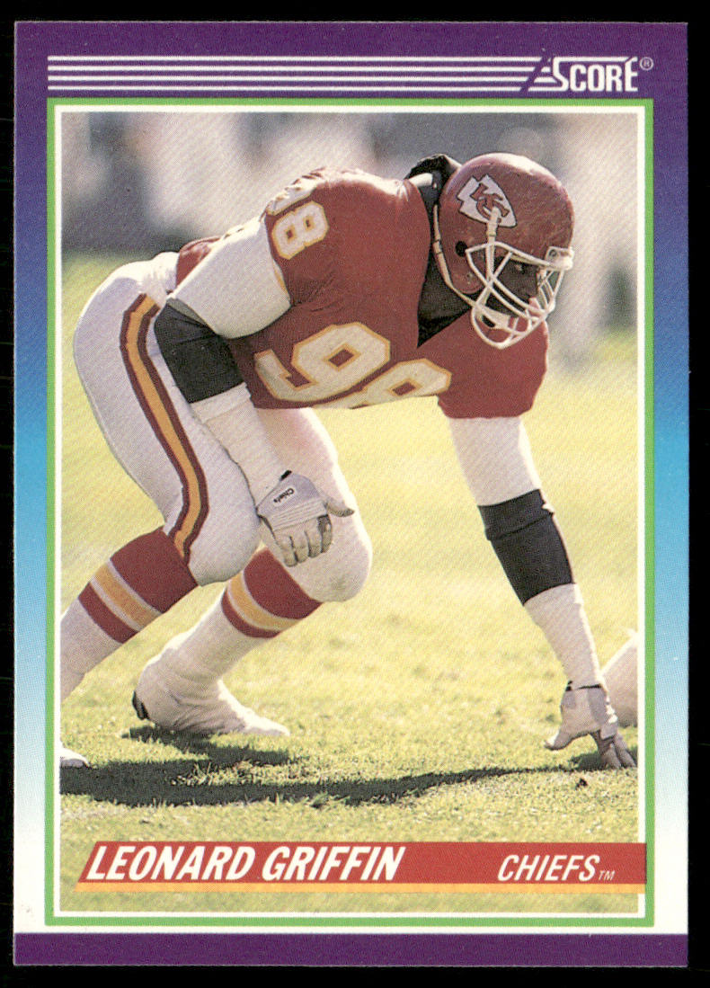 Leonard Griffin 1990 Score #524 RC Kansas City Chiefs