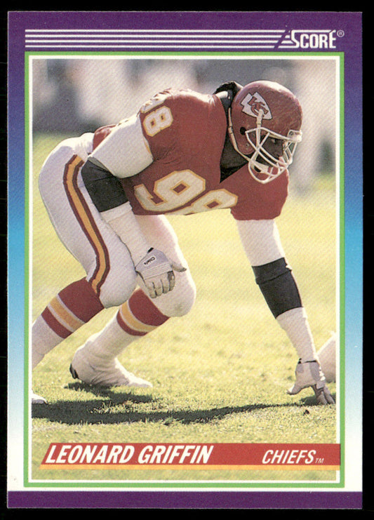 Leonard Griffin 1990 Score #524 RC Kansas City Chiefs
