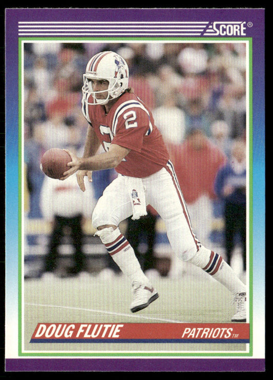 Doug Flutie 1990 Score #535 New England Patriots