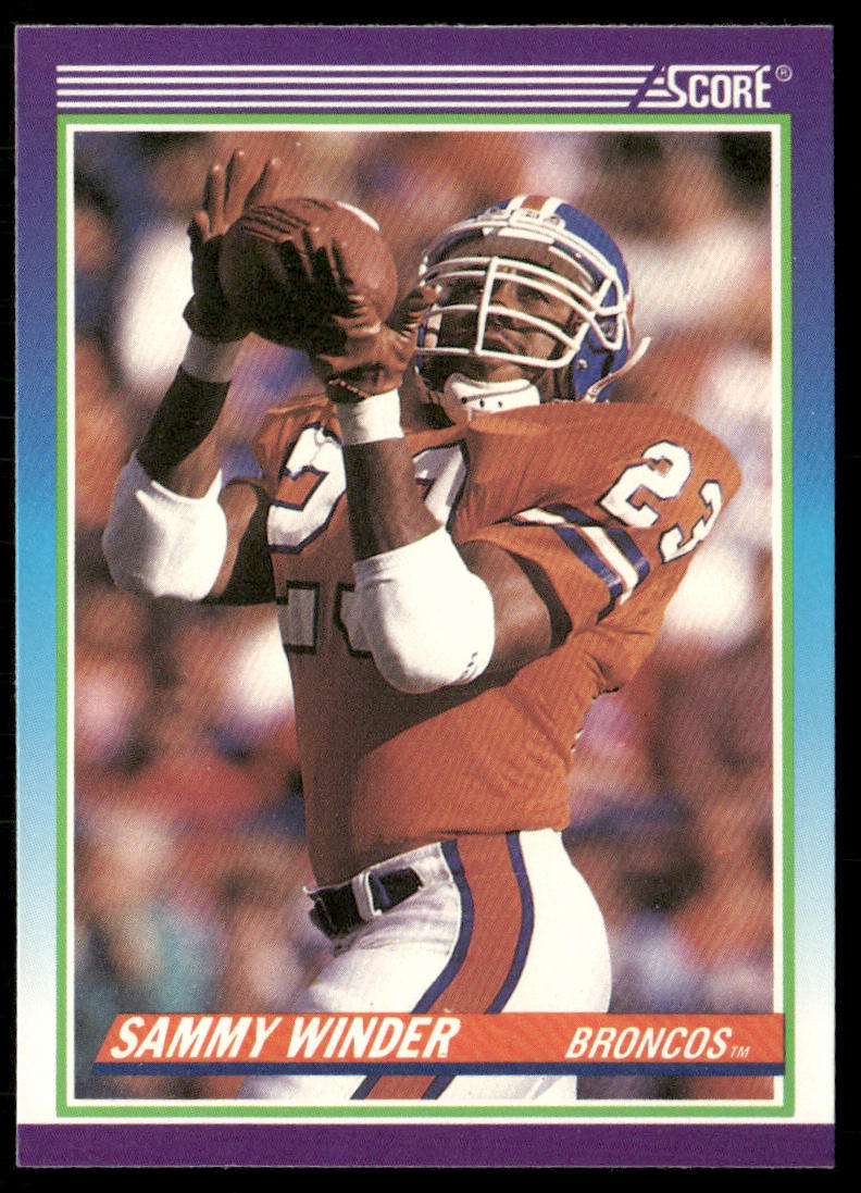Sammy Winder 1990 Score #540 Denver Broncos