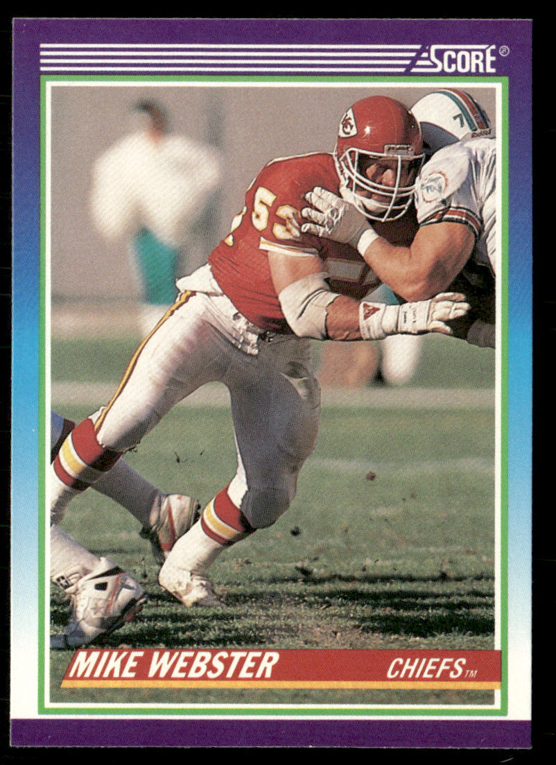 Mike Webster 1990 Score #541 Kansas City Chiefs