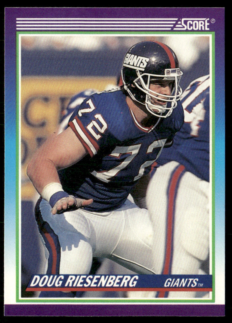 Doug Riesenberg 1990 Score #542 RC New York Giants