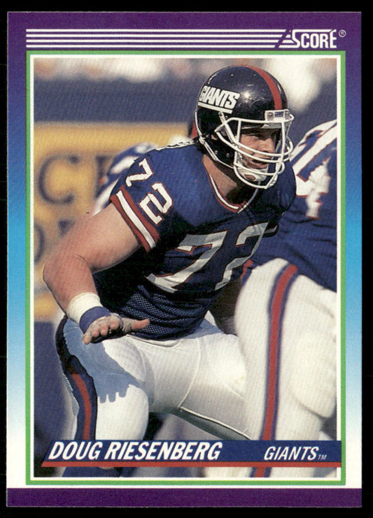 Doug Riesenberg 1990 Score #542 RC New York Giants
