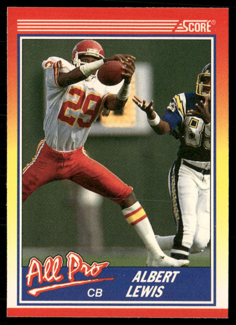 Albert Lewis 1990 Score #568 Kansas City Chiefs