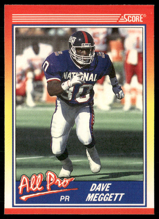 Dave Meggett 1990 Score #576 New York Giants