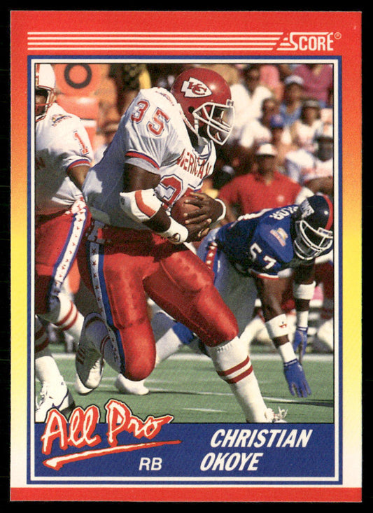 Christian Okoye 1990 Score #581 Kansas City Chiefs
