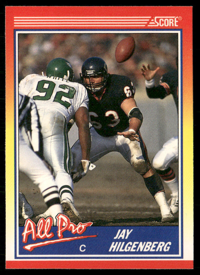 Jay Hilgenberg 1990 Score #583 Chicago Bears