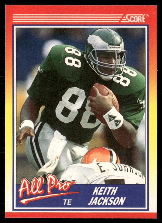 Keith Jackson 1990 Score #588 Philadelphia Eagles