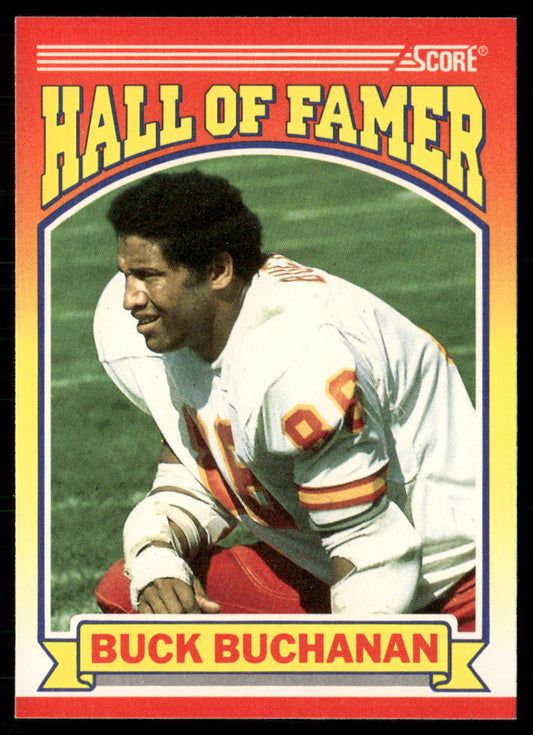 Buck Buchanan 1990 Score #600b Kansas City Chiefs
