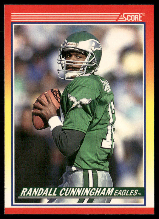 Randall Cunningham 1990 Score #605 Philadelphia Eagles