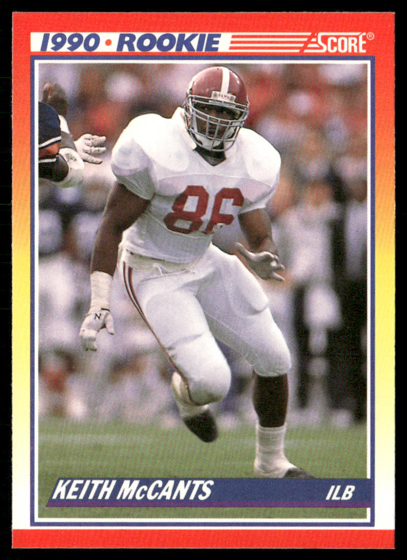 Keith McCants 1990 Score #622 RC Alabama Crimson Tide