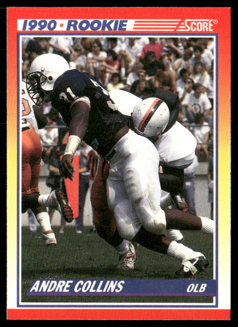 Andre Collins 1990 Score #630 RC Penn State Nittany Lions