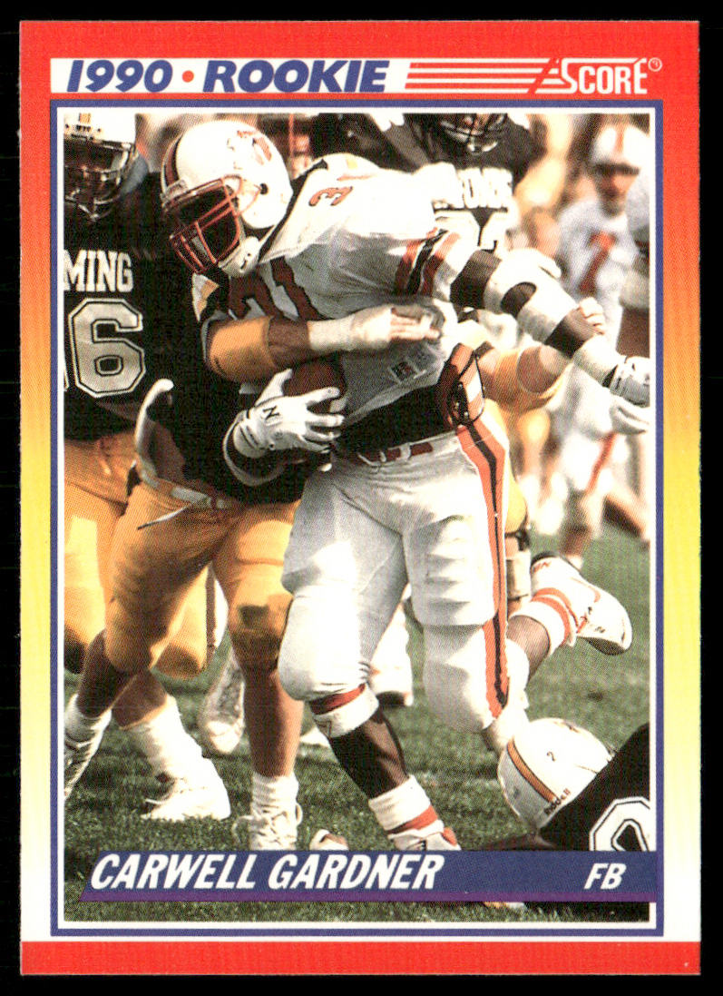 Carwell Gardner 1990 Score #635 RC Louisville Cardinals