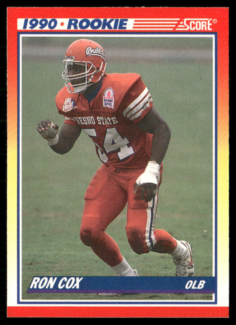 Ron Cox 1990 Score #647 RC Fresno State Bulldogs