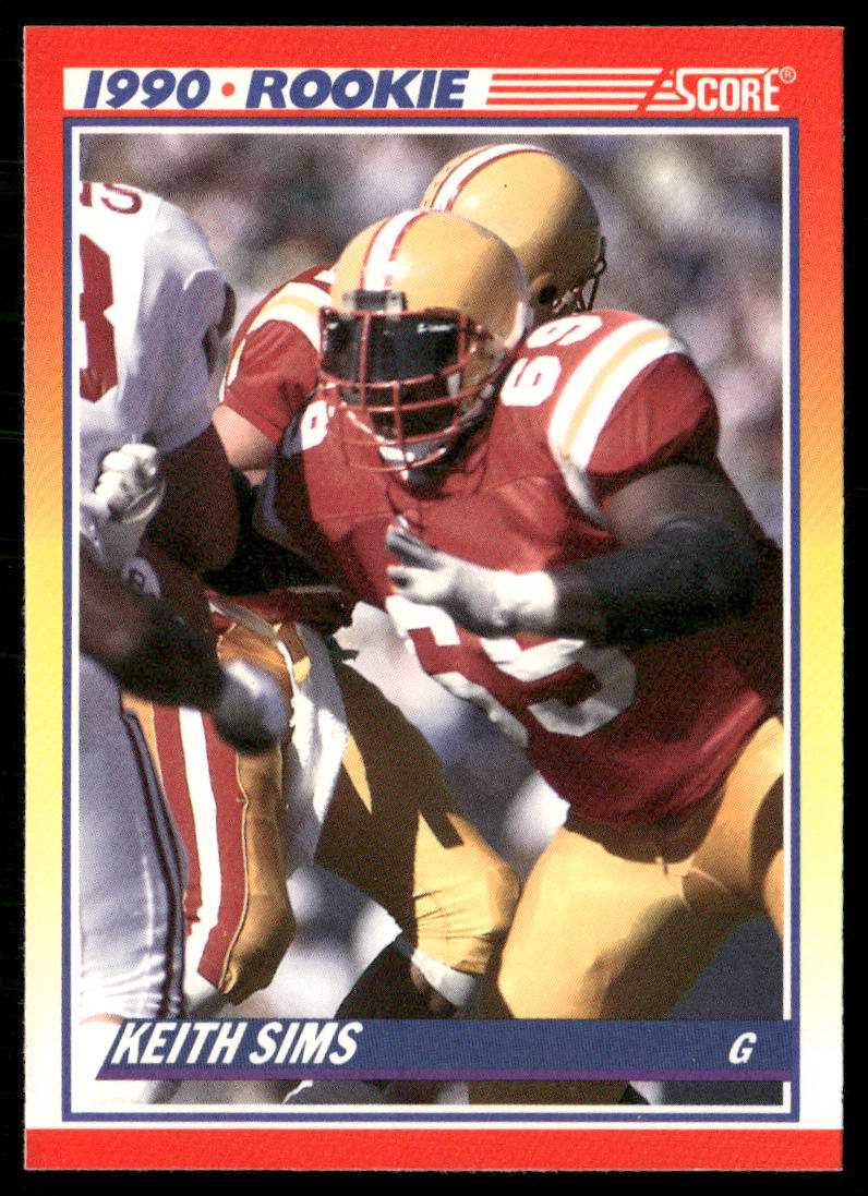 Keith Sims 1990 Score #648 RC Iowa State Cyclones