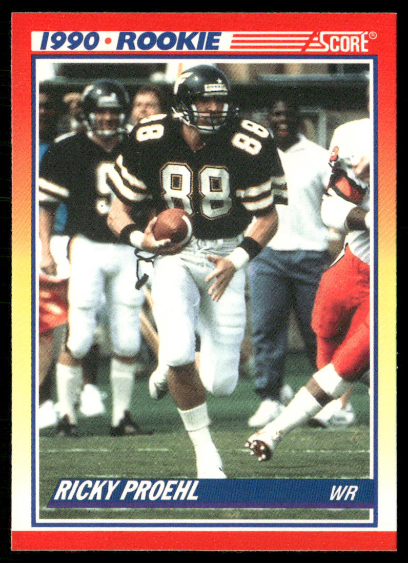 Ricky Proehl 1990 Score #654 RC Wake Forest Demon Deacons