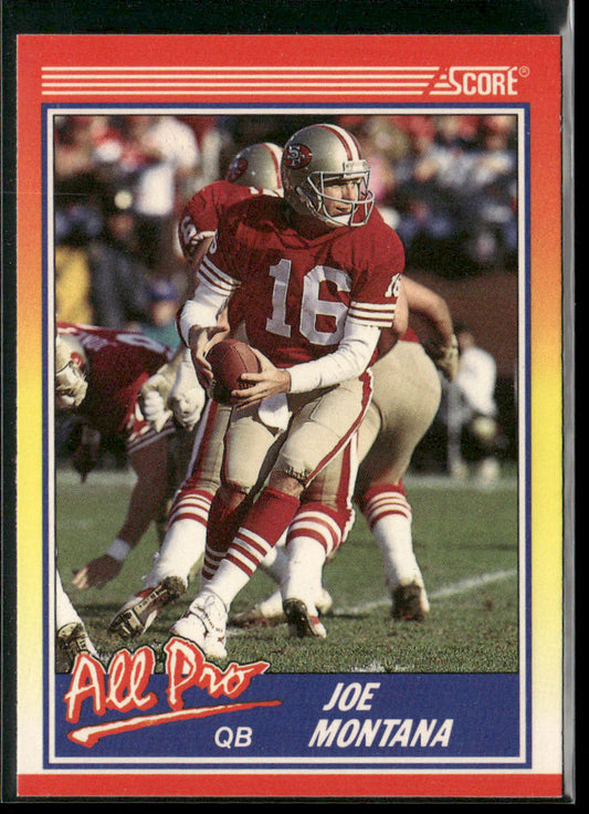 Joe Montana 1990 Score #582 San Francisco 49ers