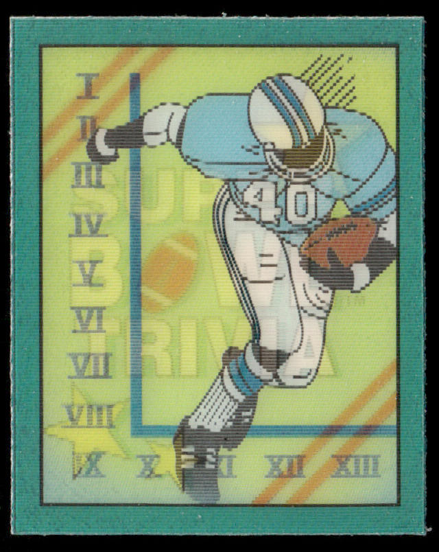 Super Bowl Trivia 1990 Score Magic Motion: Super Bowl Trivia #28