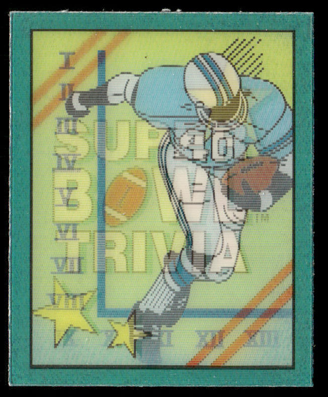 Super Bowl Trivia 1990 Score Magic Motion: Super Bowl Trivia #25