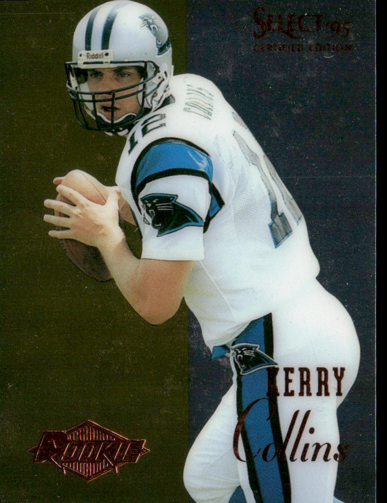 Kerry Collins 1995 Select Certified #134 RC Carolina Panthers