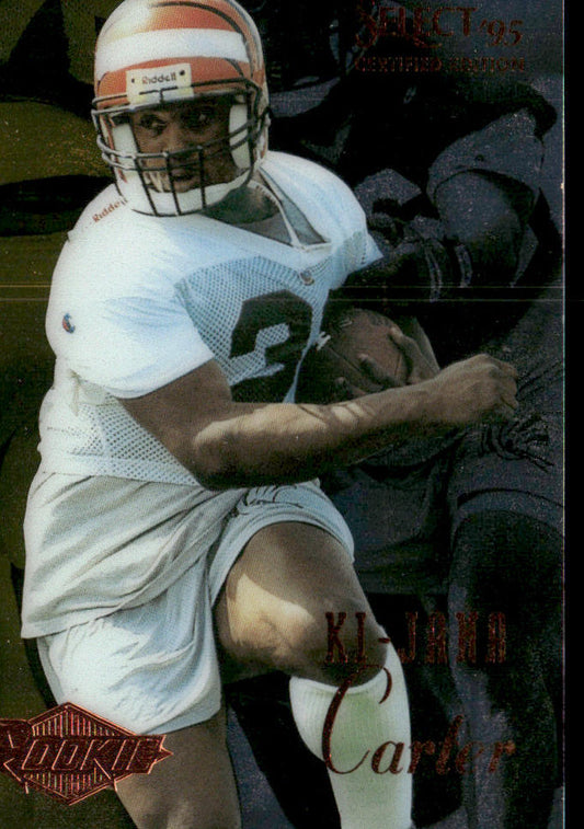 Ki-Jana Carter 1995 Select Certified #130 RC Cincinnati Bengals
