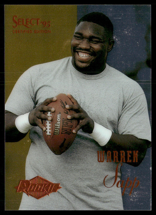 Warren Sapp 1995 Select Certified #127 RC Tampa Bay Buccaneers