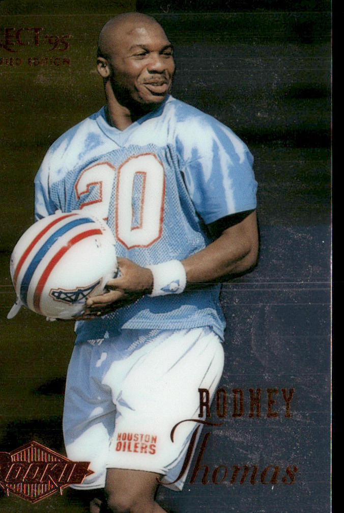Rodney Thomas 1995 Select Certified #112 RC Houston Oilers
