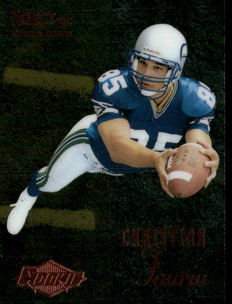 Christian Fauria 1995 Select Certified #108 RC Seattle Seahawks