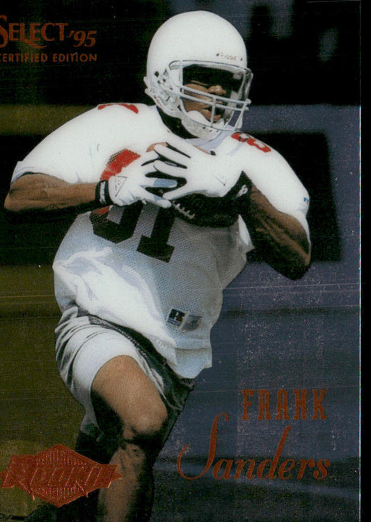 Frank Sanders 1995 Select Certified #107 RC Arizona Cardinals