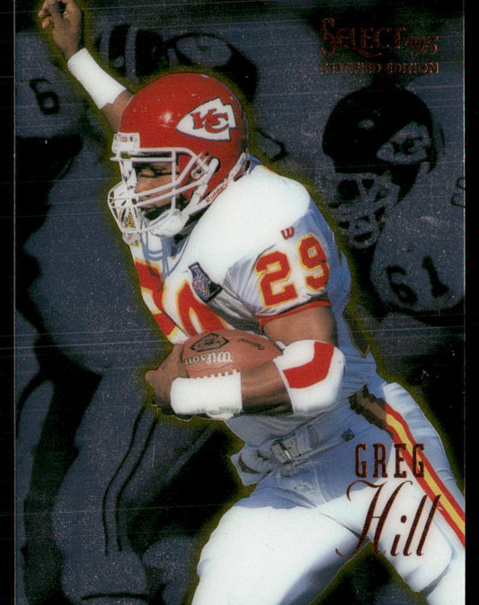Greg Hill 1995 Select Certified #97 Kansas City Chiefs