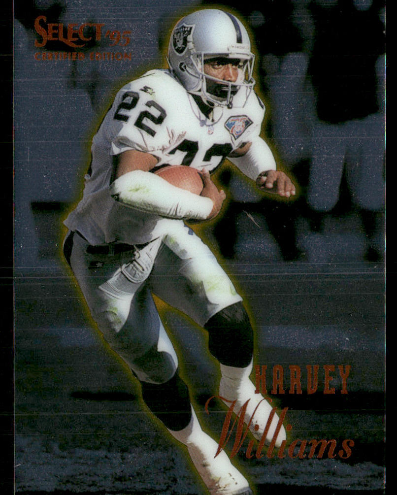 Harvey Williams 1995 Select Certified #96 Oakland Raiders