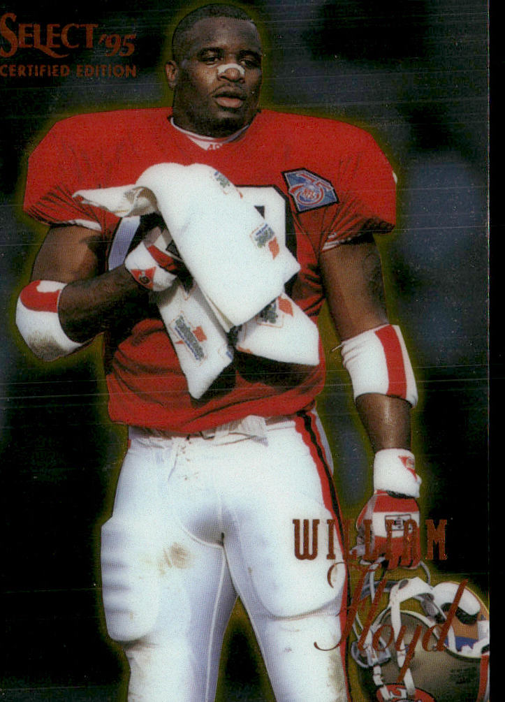 William Floyd 1995 Select Certified #95 San Francisco 49ers