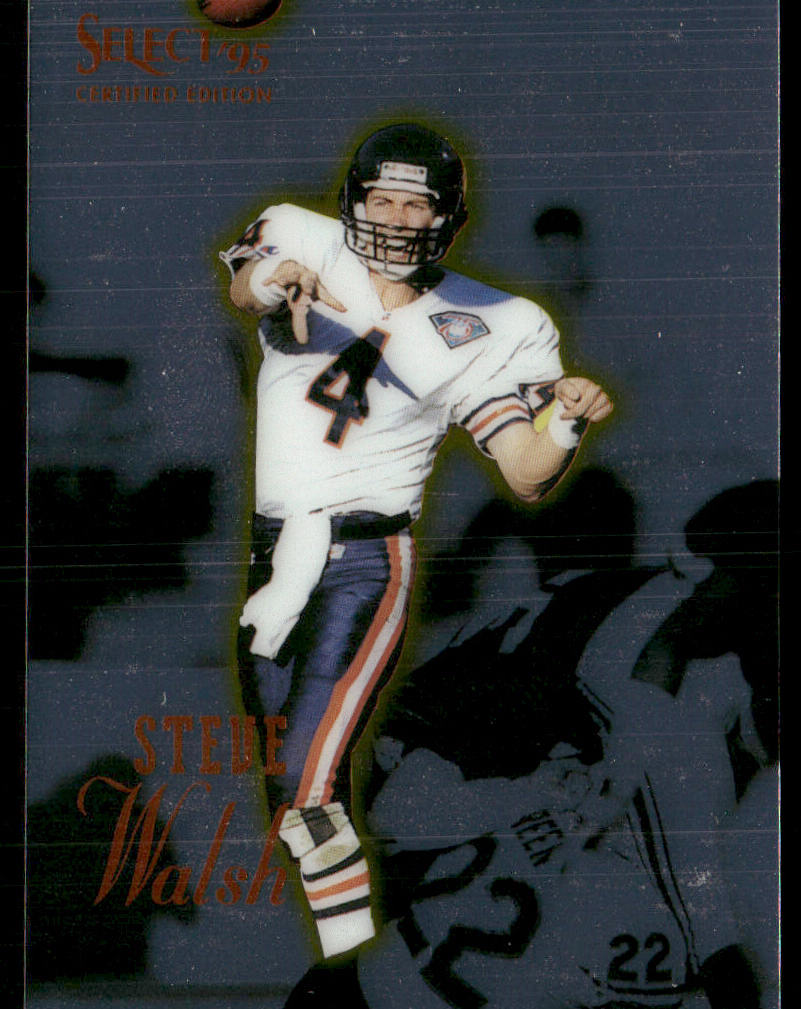 Steve Walsh 1995 Select Certified #93 Chicago Bears
