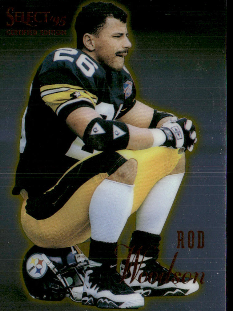 Rod Woodson 1995 Select Certified #92 Pittsburgh Steelers