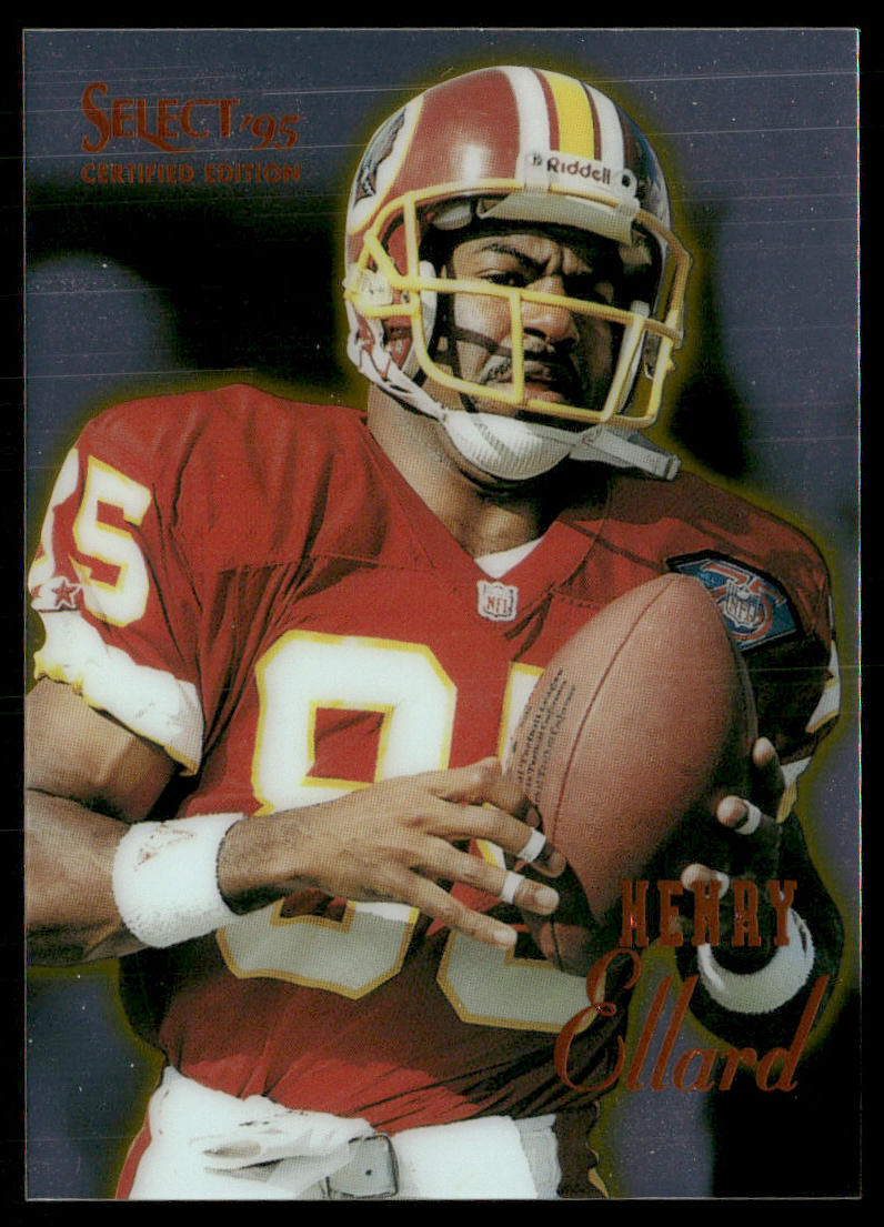 Henry Ellard 1995 Select Certified Mirror Gold #86 Washington Redskins