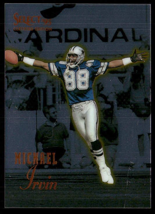Michael Irvin 1995 Select Certified #75 Dallas Cowboys