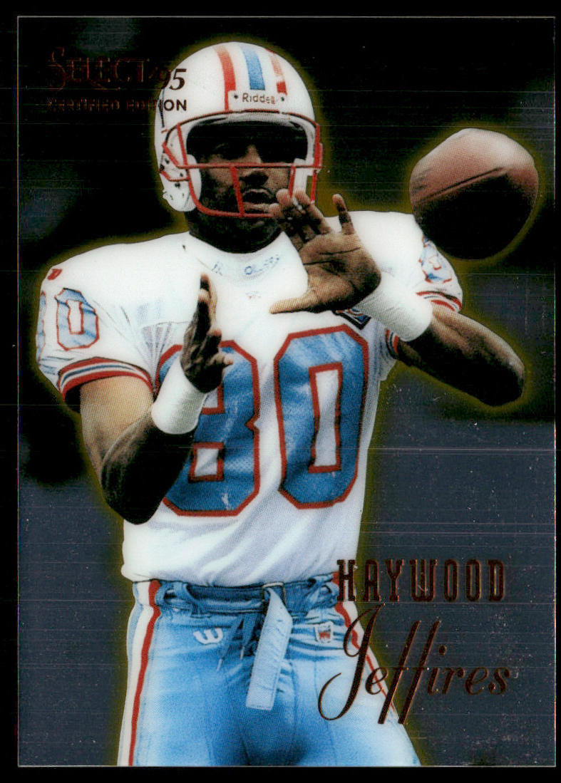 Haywood Jeffires 1995 Select Certified #66 Houston Oilers