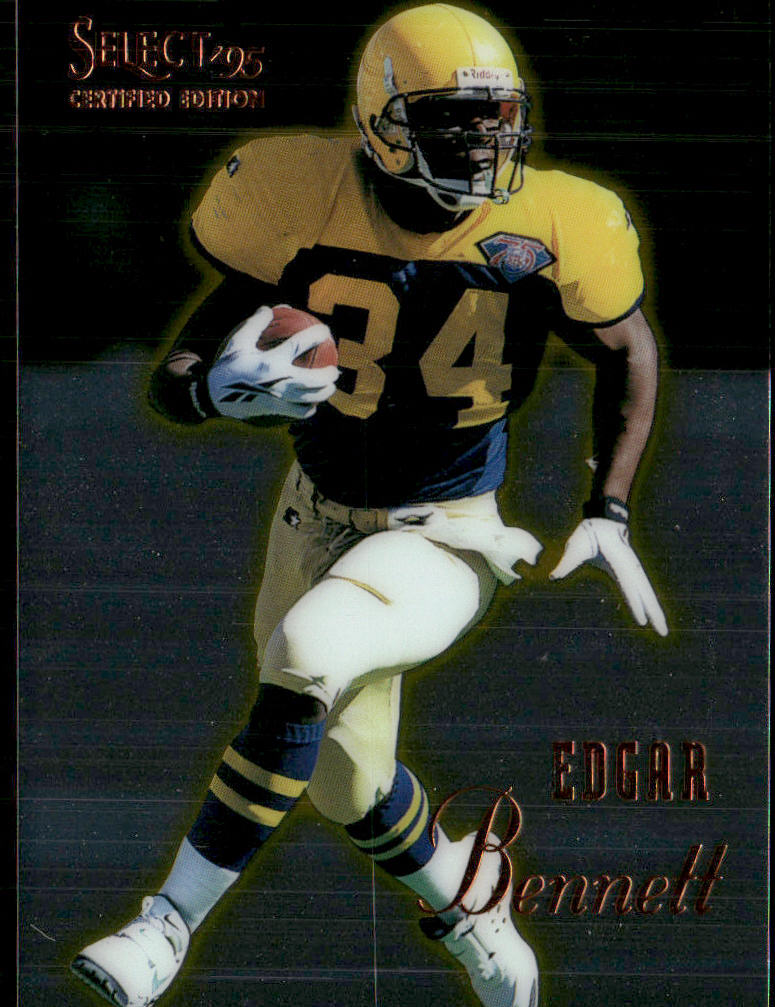 Edgar Bennett 1995 Select Certified #57 Green Bay Packers