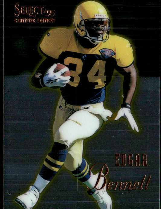 Edgar Bennett 1995 Select Certified #57 Green Bay Packers