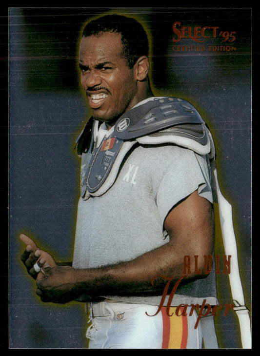 Alvin Harper 1995 Select Certified #55 Tampa Bay Buccaneers