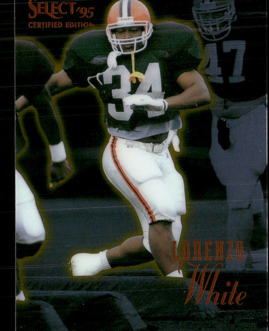 Lorenzo White 1995 Select Certified #53 Cleveland Browns
