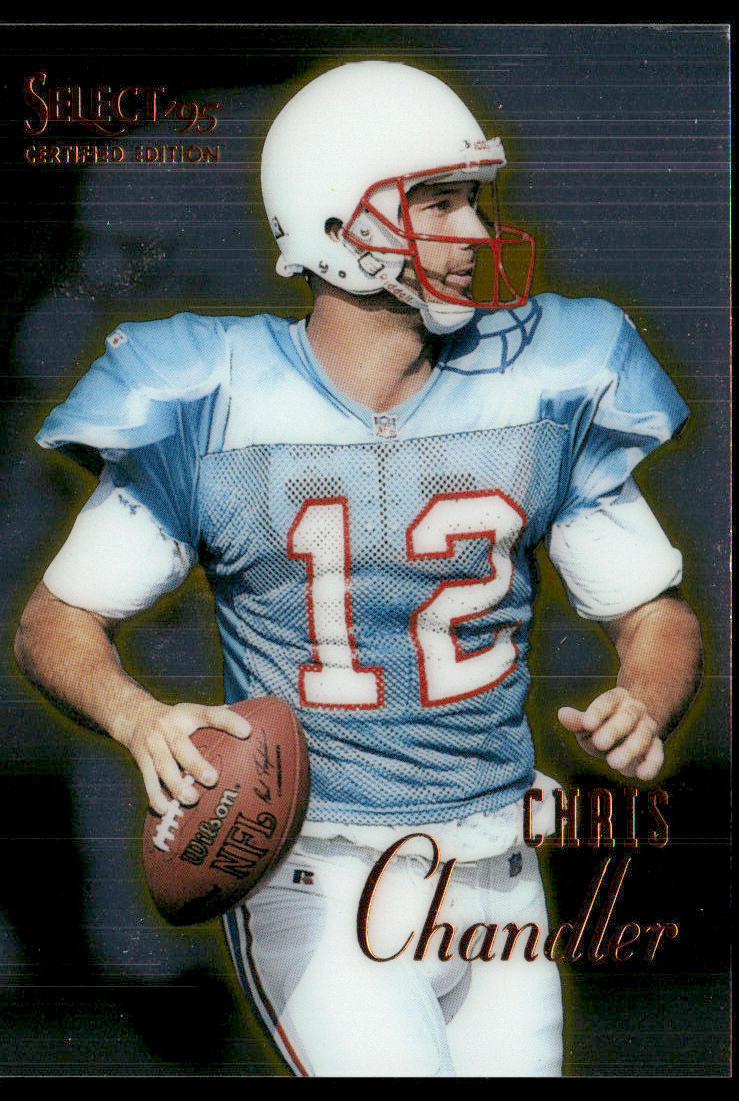 Chris Chandler 1995 Select Certified #52 Houston Oilers
