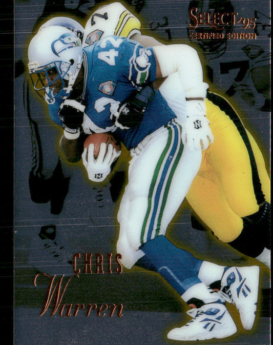 Chris Warren 1995 Select Certified #51 Seattle Seahawks