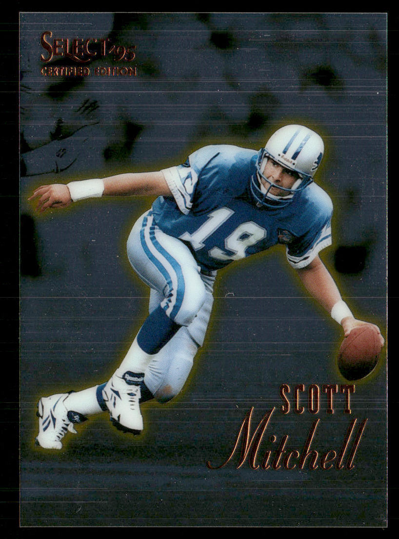 Scott Mitchell 1995 Select Certified #48 Detroit Lions