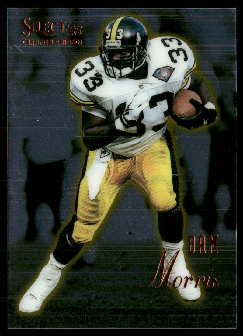 Bam Morris 1995 Select Certified #45 Pittsburgh Steelers