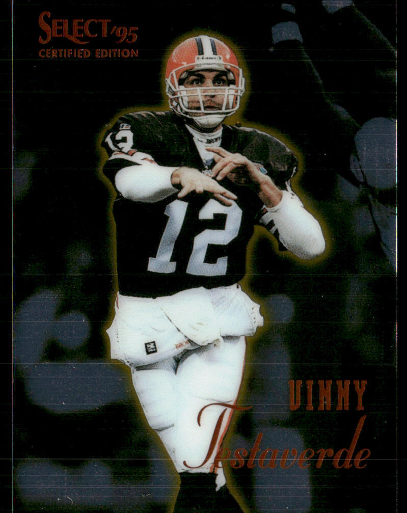 Vinny Testaverde 1995 Select Certified #42 Cleveland Browns
