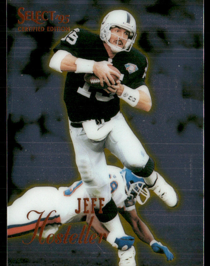 Jeff Hostetler 1995 Select Certified #41 Oakland Raiders