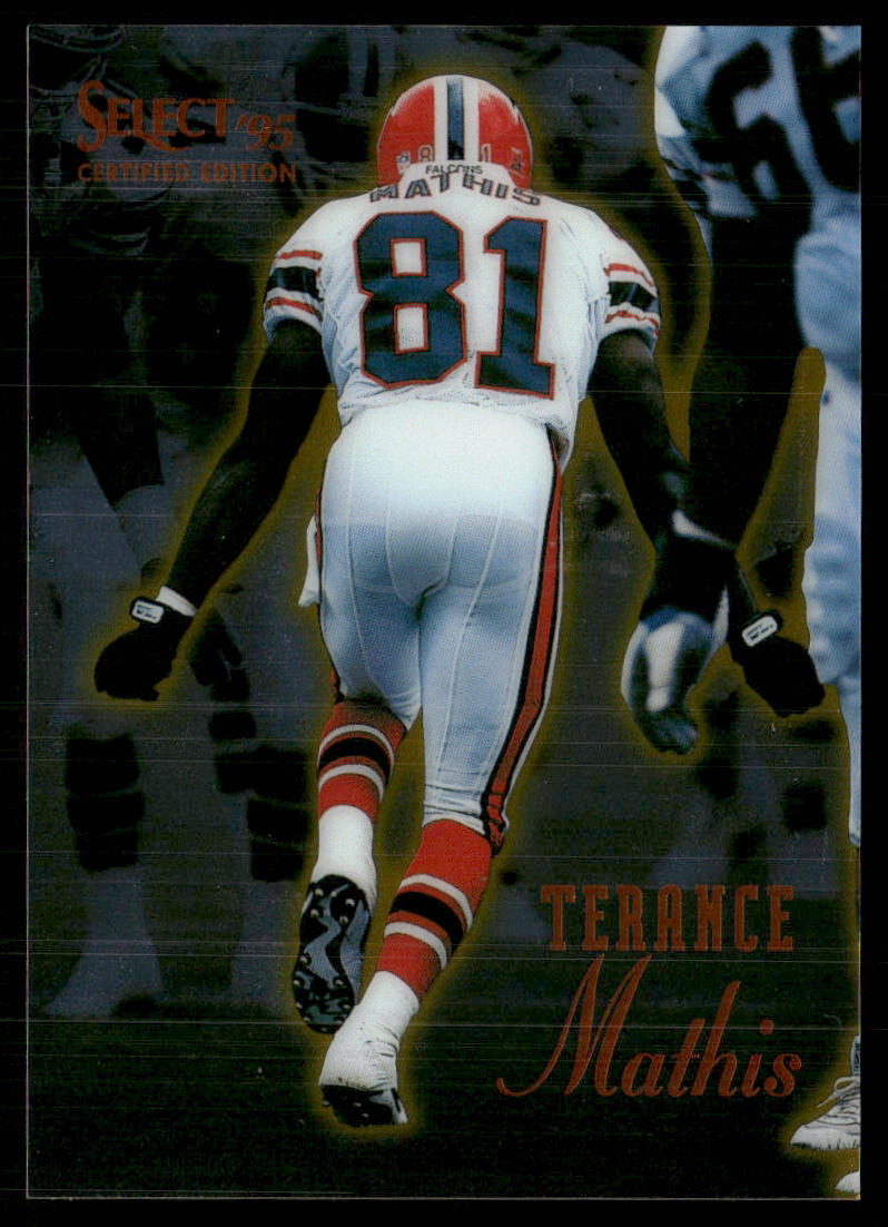 Terance Mathis 1995 Select Certified #34 Atlanta Falcons
