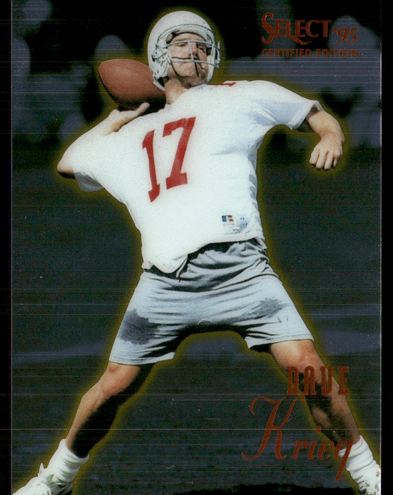 Dave Krieg 1995 Select Certified #32 Arizona Cardinals